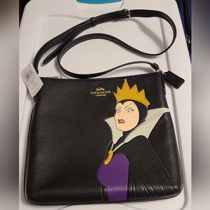 Coach X Disney Rowan File Bag With Evil Queen